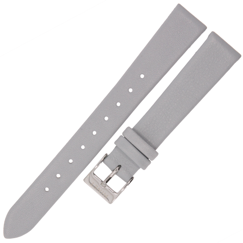 MINET MSLAS14 - 14mm - SZARY - Skórzany pasek do zegarka