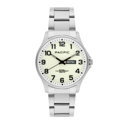 PACIFIC SMB-1073D-01 - Męski - Zegarek na bransolecie