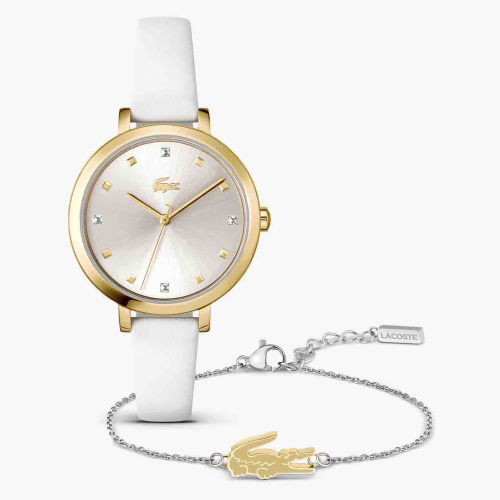 LACOSTE 2070057 - GIFT SET - Damski - Zegarek + Bransoletka