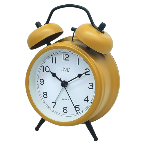 JVD SRP2219.2 - 12,5x16,5cm - ŻÓŁTY - Budzik wskazówkowy
