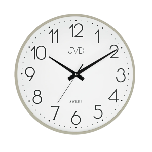 JVD HK4129.1 - 35cm - BEŻOWY - Zegar ścienny