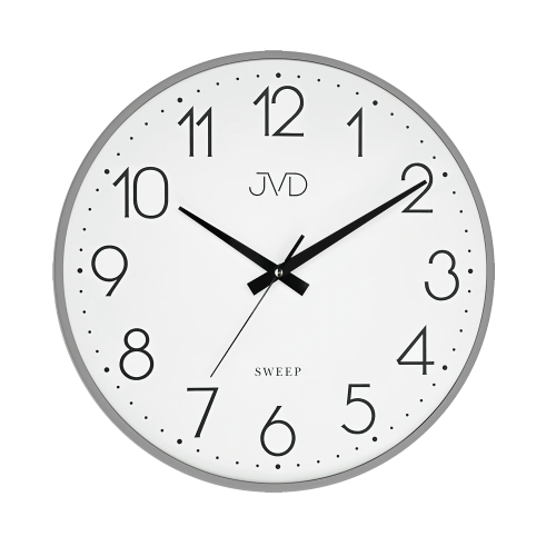 JVD HK4169.2 - 40cm - Szary - Zegar ścienny