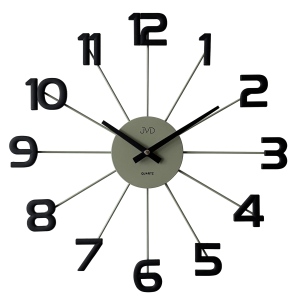 JVD HT119.2 - 49cm - ZIELONY/Czarny - Zegar ścienny