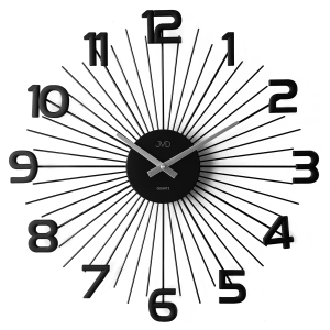 JVD HT120.2 - 49cm - CZARNY - Zegar ścienny