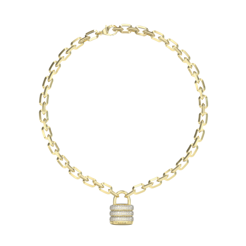 GUESS JUBN05415JWYGT/U - Damski - Naszyjnik stalowy