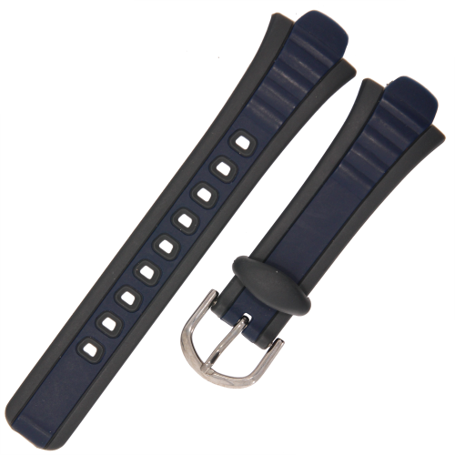 XONIX HM-007 - 22,5/12/16 - TWORZYWO - Szary/Granatowy - Pasek do zegarka