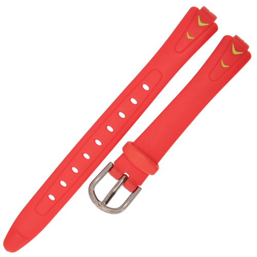 XONIX KU-004 - 13,5/07/12 - TWORZYWO - Czerwony - Pasek do zegarka