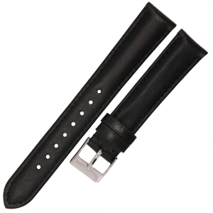 MARTA ME10 - 18mm - CZARNY - Skórzany pasek do zegarka