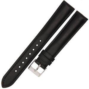 MARTA ME10 XL - 18mm - CZARNY - Skórzany pasek do zegarka