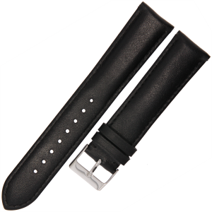 MARTA ME10 XL - 22mm - CZARNY - Skórzany pasek do zegarka