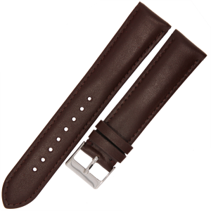 MARTA ME20 XL - 22mm - CIEMNY BRĄZ - Skórzany pasek do zegarka