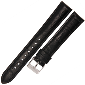 MARTA MK10 XL - 18mm - CZARNY - Skórzany pasek do zegarka