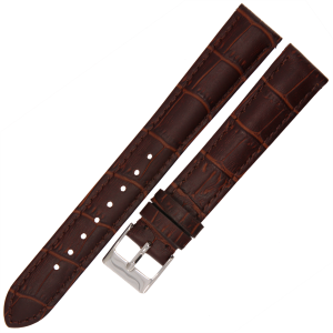 MARTA MK20 XL - 18mm - CIEMNY BRĄZ - Skórzany pasek do zegarka