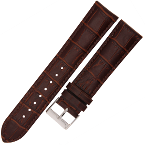 MARTA MK20 XL - 22mm - CIEMNY BRĄZ - Skórzany pasek do zegarka