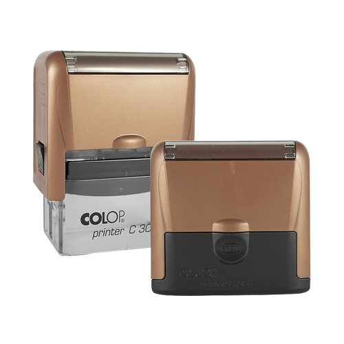COLOP C30 PRO - 47x18mm - BRĄZOWY - Pieczątka samotuszująca