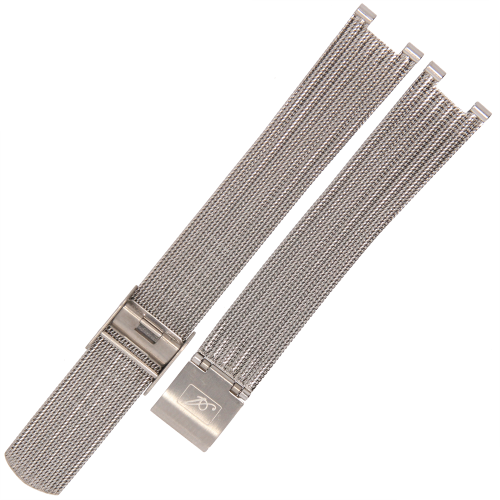 ADRIATICA A3689 - 16/08/14 - SREBRNA - Bransoleta do zegarka (mesh fala)