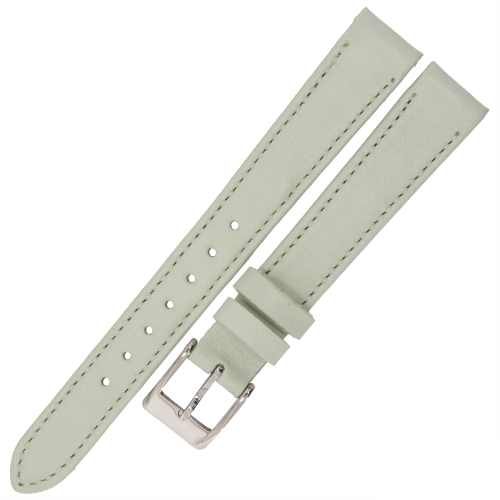 MINET Slim MSTUG14 - 14mm - ZIELONY - Skórzany pasek do zegarka