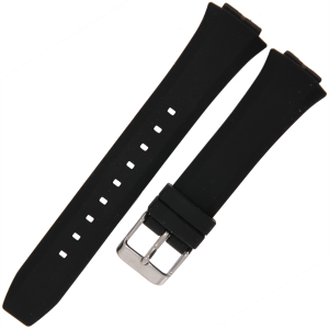 XONIX OI-008 - 22/14/16 - CZARNY - Silikonowy pasek do zegarka