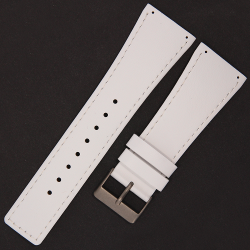 ADRIATICA - 26/20 - BIAŁY - Skórzany pasek do zegarka