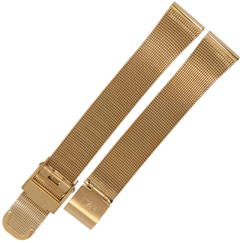 ADRIATICA - 16/14 - ZŁOTA - Stalowa bransoleta do zegarka (mesh 04)