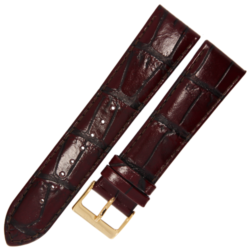 ORIENT UDDYLAT - 22mm - CIEMNY BRĄZ - Skórzany pasek do zegarka