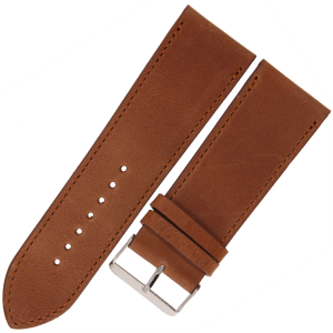LAVVU Sport LSAUE28 - 28mm - ŚREDNI BRĄZ - Skórzany pasek do zegarka