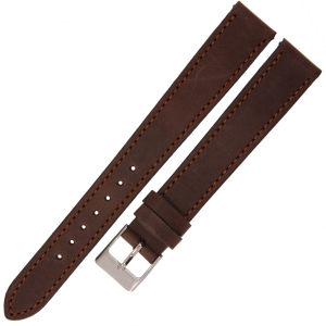 LAVVU LSAXC16 - Sport XL - 16mm - CIEMNY BRĄZ - Skórzany pasek do zegarka