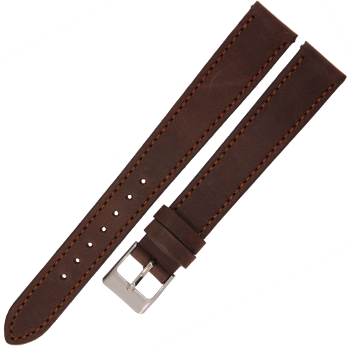 LAVVU LSAXC16 - Sport XL - 16mm - CIEMNY BRĄZ - Skórzany pasek do zegarka