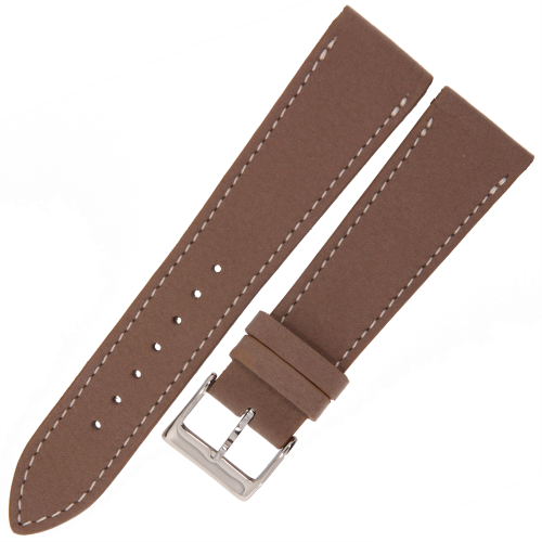 LAVVU DaVinci LSAAC22 - 22mm - CIEMNY BRĄZ - Skórzany pasek do zegarka