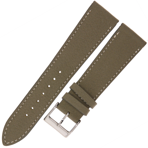 LAVVU DaVinci LSAAG22 - 22mm - ZIELONY - Skórzany pasek do zegarka