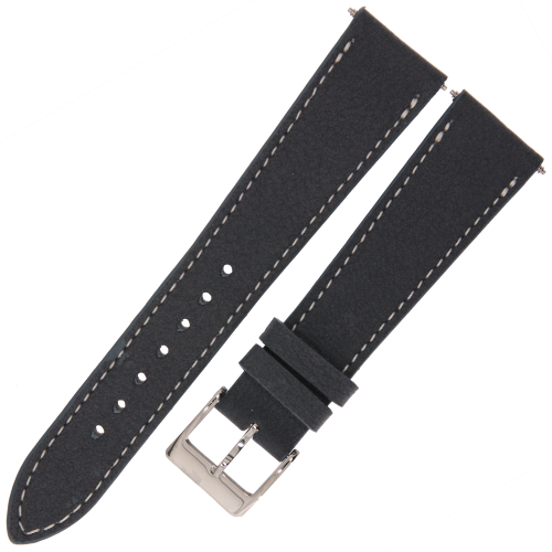 LAVVU DaVinci LSAAL20 - 20mm - GRANATOWY - Skórzany pasek do zegarka