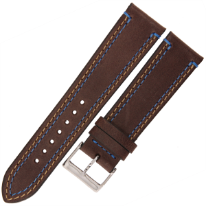 LAVVU LSDUC22 - Sport - 22mm - CIEMNY BRĄZ - Skórzany pasek do zegarka