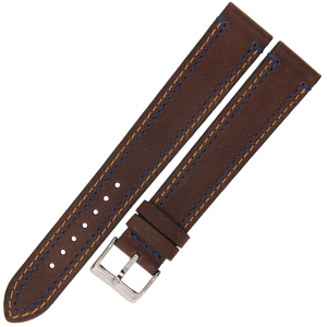 LAVVU Sport XL LSDXC20 - 20mm - CIEMNY BRĄZ - Skórzany pasek do zegarka