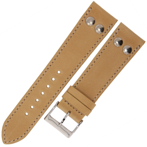 LAVVU Pilot LSUAD22 - 22mm - JASNY BRĄZ - Skórzany pasek do zegarka