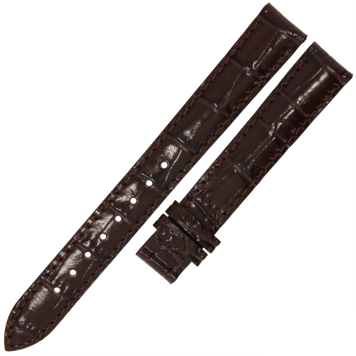 CERTINA C610013347 - 13mm - CIEMNY BRĄZ - Skórzany pasek do zegarka - C004310A