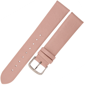 TEKLA G10A - 20mm - Gładki - JASNY RÓŻOWY - Skórzany pasek do zegarka