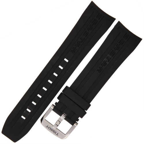 TISSOT T603031453 - 23mm - CZARNY - Gumowy pasek do zegarka - T066417A / T066427A