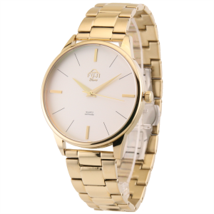 FUJI Time M7140QG - SILVER - Zegarek kwarcowy na bransolecie