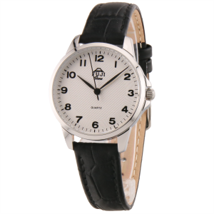 FUJI Time L7126QS - SILVER - Damski - Zegarek kwarcowy na pasku