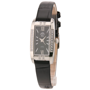 FUJI Time M7135LQS - BLACK - Damski - Zegarek kwarcowy na pasku