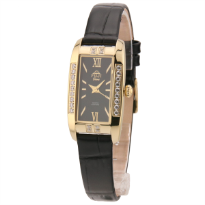 FUJI Time M7135LQG - BLACK - Damski - Zegarek kwarcowy na pasku