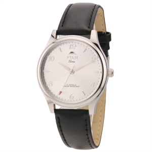 FUJI Time M367WS - SILVER - Męski - Zegarek mechaniczny z ręcznym naciągiem