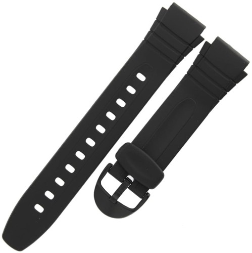 CASIO 10075278 - Pasek do zegarka - F-200W / F-200W-1A / F-200W-9A - Czarny