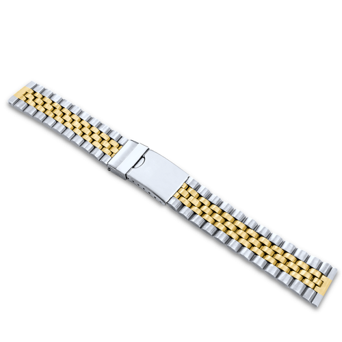 LAVVU LS2CC20 - 20/16 - STAL - Srebrno-Złota - Bransoleta do zegarka