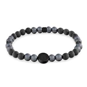 TOMMY HILFIGER 2790625 - #TH85 Beads Le - Męska - Bransoletka rozciągana