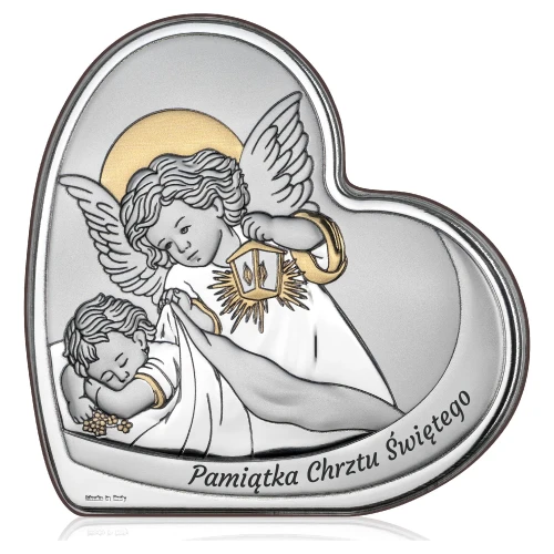 FUSELLI FU820408OS1 - 8,5x8,7cm - Obrazek ANIOŁ STRÓŻ z napisem