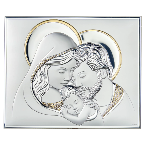VALENTI VL81394/3LORO - 19x15,5cm - Obrazek ŚW.RODZINA złocona
