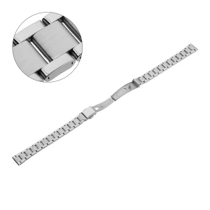 PACIFIC MB151 - Srebrna - 12mm - Stalowa bransoleta do zegarka