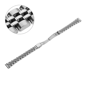 PACIFIC MB150 - Srebrny - 14mm - Stalowa bransoleta do zegarka