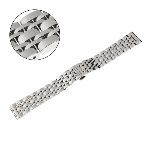 PACIFIC MB56 - Srebrna - 22mm - Stalowa bransoleta do zegarka